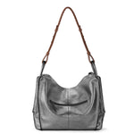The Sak Los Feliz Hobo - Leather - Dark Silver