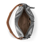 The Sak Los Feliz Hobo - Leather - Dark Silver