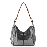 The Sak Los Feliz Hobo - Leather - Dark Silver