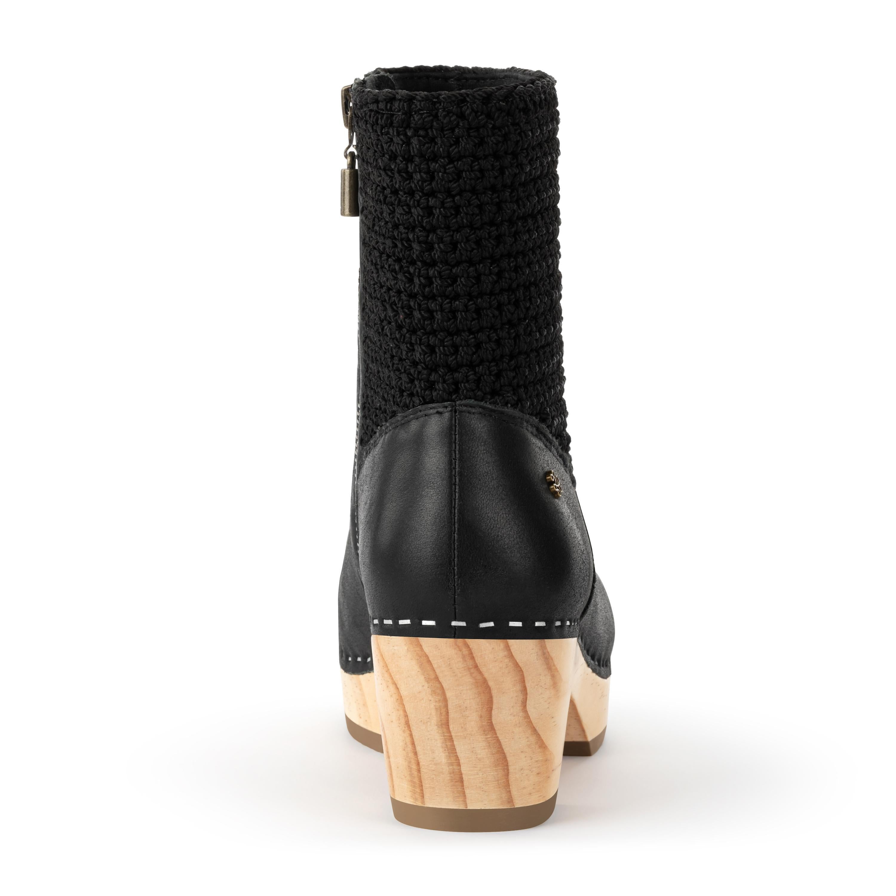 The Sak Paloma Clog Boot - Leather - Black