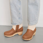 The Sak Paloma Clog Boot - Leather - Tobacco