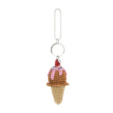 The Sak Yarnicharmz Dangle - Hand Crochet - Chocolate