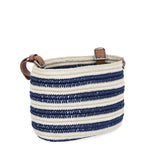 The Sak Bike Basket - Hand Crochet - Denim Stripe
