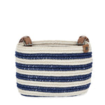The Sak Bike Basket - Hand Crochet - Denim Stripe