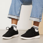 The Sak Asha Sneaker - Hand Crochet - Black