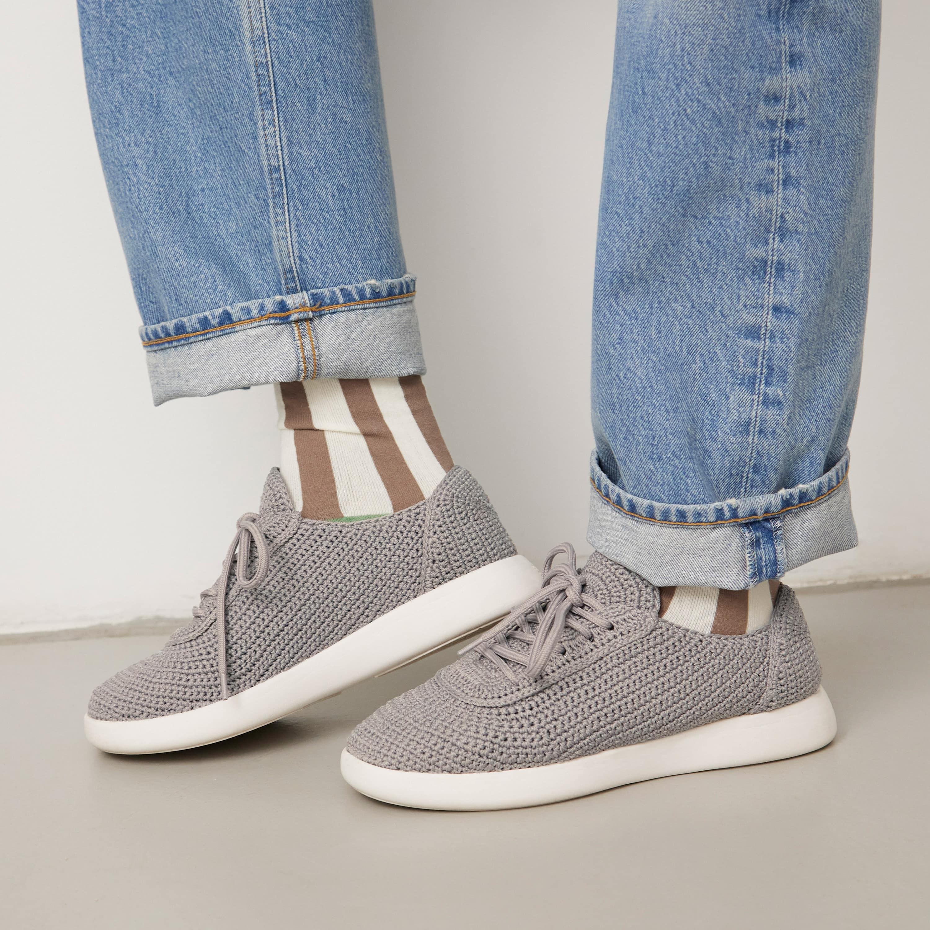 The Sak Asha Sneaker - Hand Crochet - Cloud