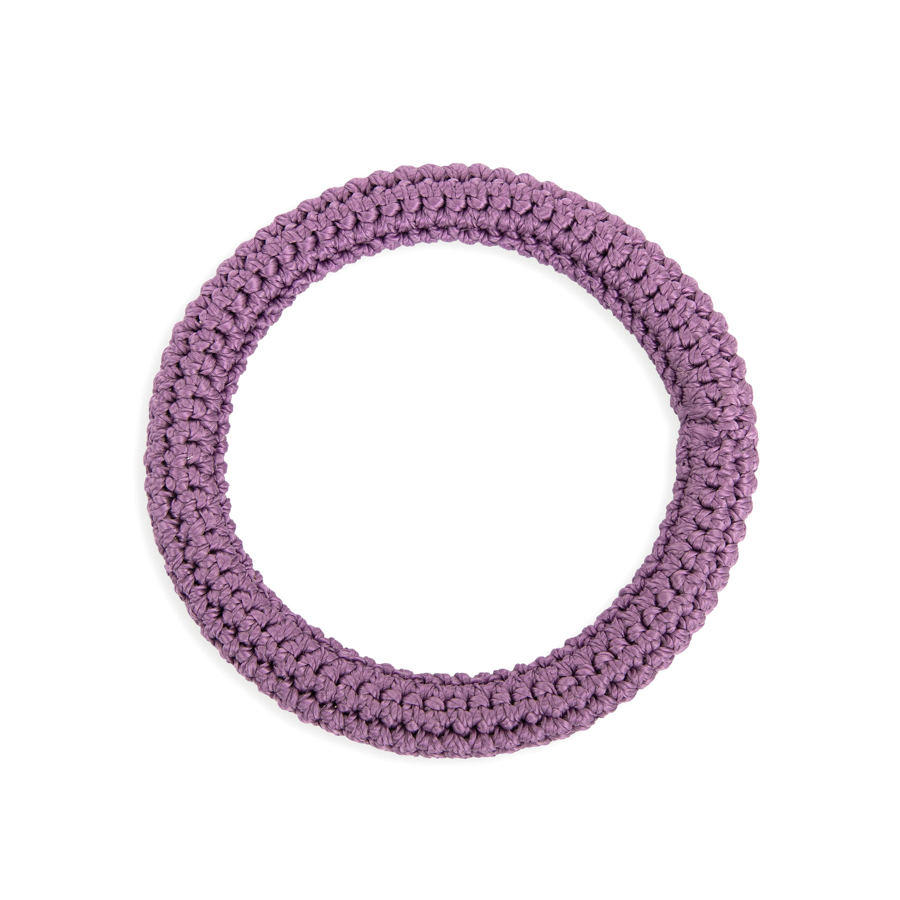 The Sak Finch Bangle - Hand Crochet - Heather