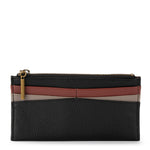 The Sak Neva Large Card Wallet - Leather - Black Block
