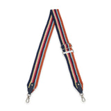 The Sak Crochet Crossbody Strap - Hand Crochet - Indigo Multi Stripe