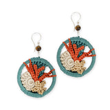 The Sak Neptune Disc Earrings - Hand Crochet - Starfish