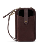 The Sak Silverlake Smartphone Wallet - Leather - Mahogany Suede