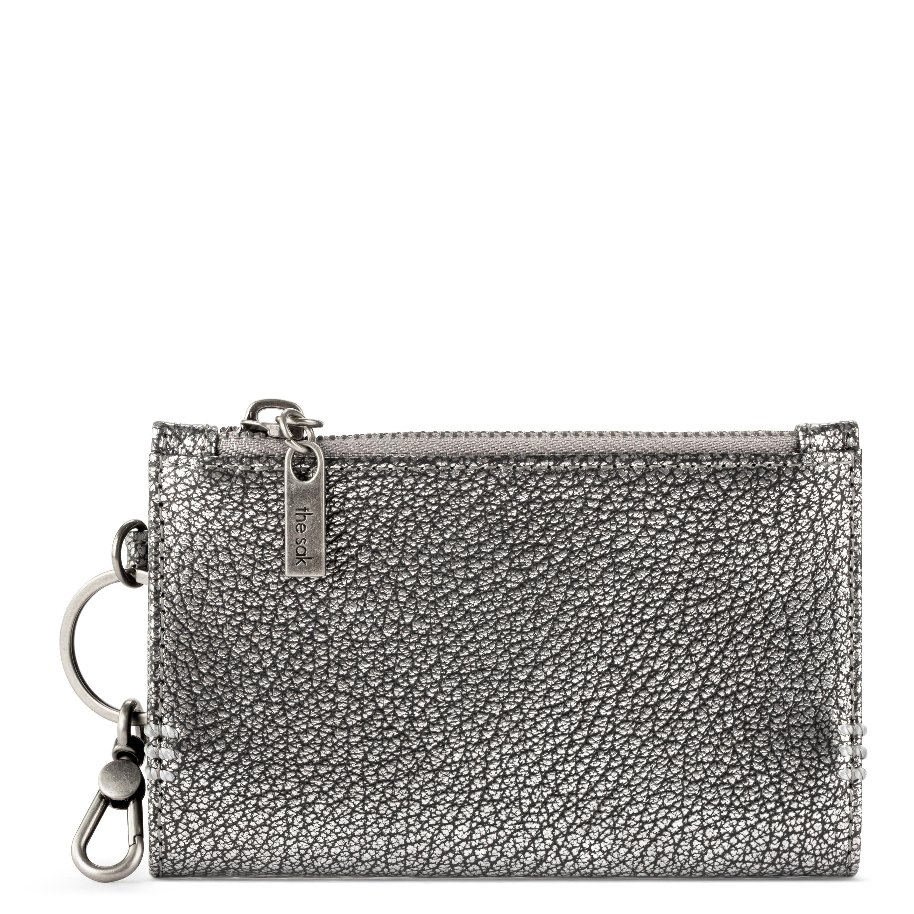 The Sak Encino Essential Wallet - Leather - Dark Silver