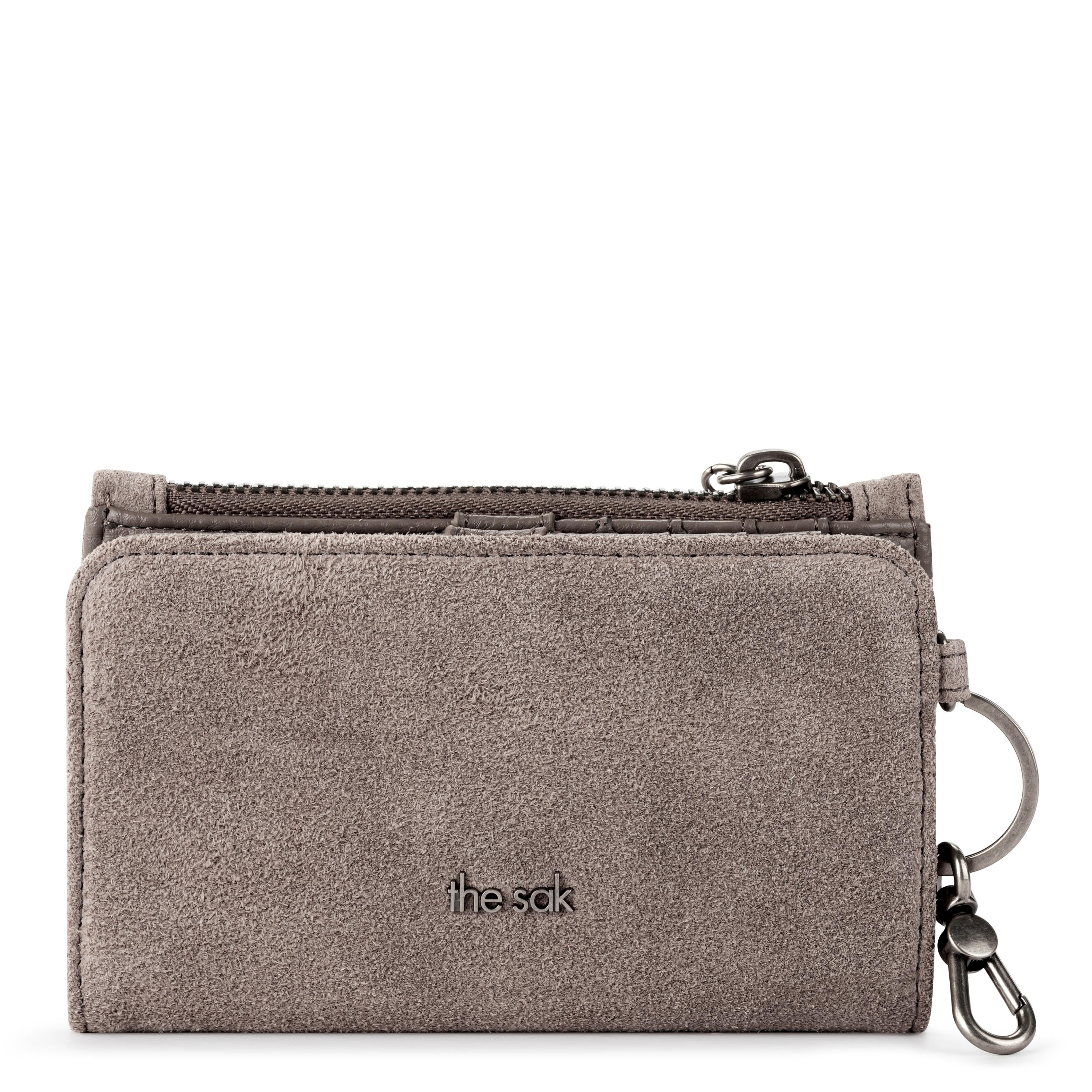 The Sak Encino Essential Wallet - Leather - Mushroom Suede