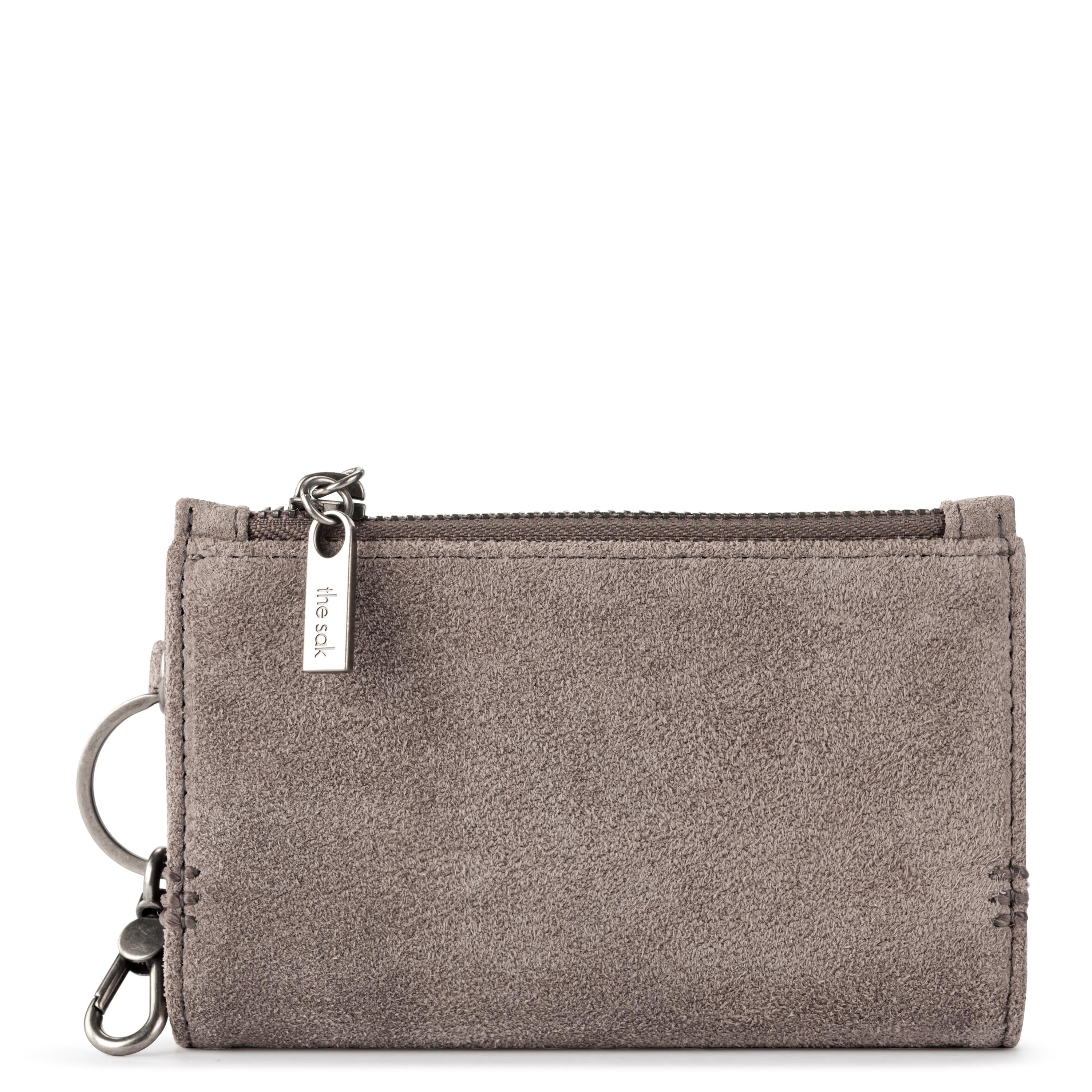 The Sak Encino Essential Wallet - Leather - Mushroom Suede