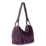 The Sak Los Feliz Hobo - Leather - Aubergine Suede