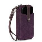 The Sak Silverlake Smartphone Wallet - Leather - Aubergine Suede