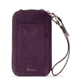 The Sak Silverlake Smartphone Wallet - Leather - Aubergine Suede