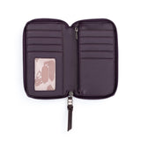 The Sak Silverlake Smartphone Wallet - Leather - Aubergine Suede