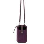 The Sak Silverlake Smartphone Wallet - Leather - Aubergine Suede