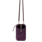 The Sak Silverlake Smartphone Wallet - Leather - Aubergine Suede