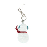 The Sak Yarnicharmz Dangle - Hand Crochet - Snowman
