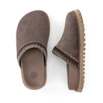 The Sak Bolinas Lug Sole Clog - Leather - Mushroom Seminyak