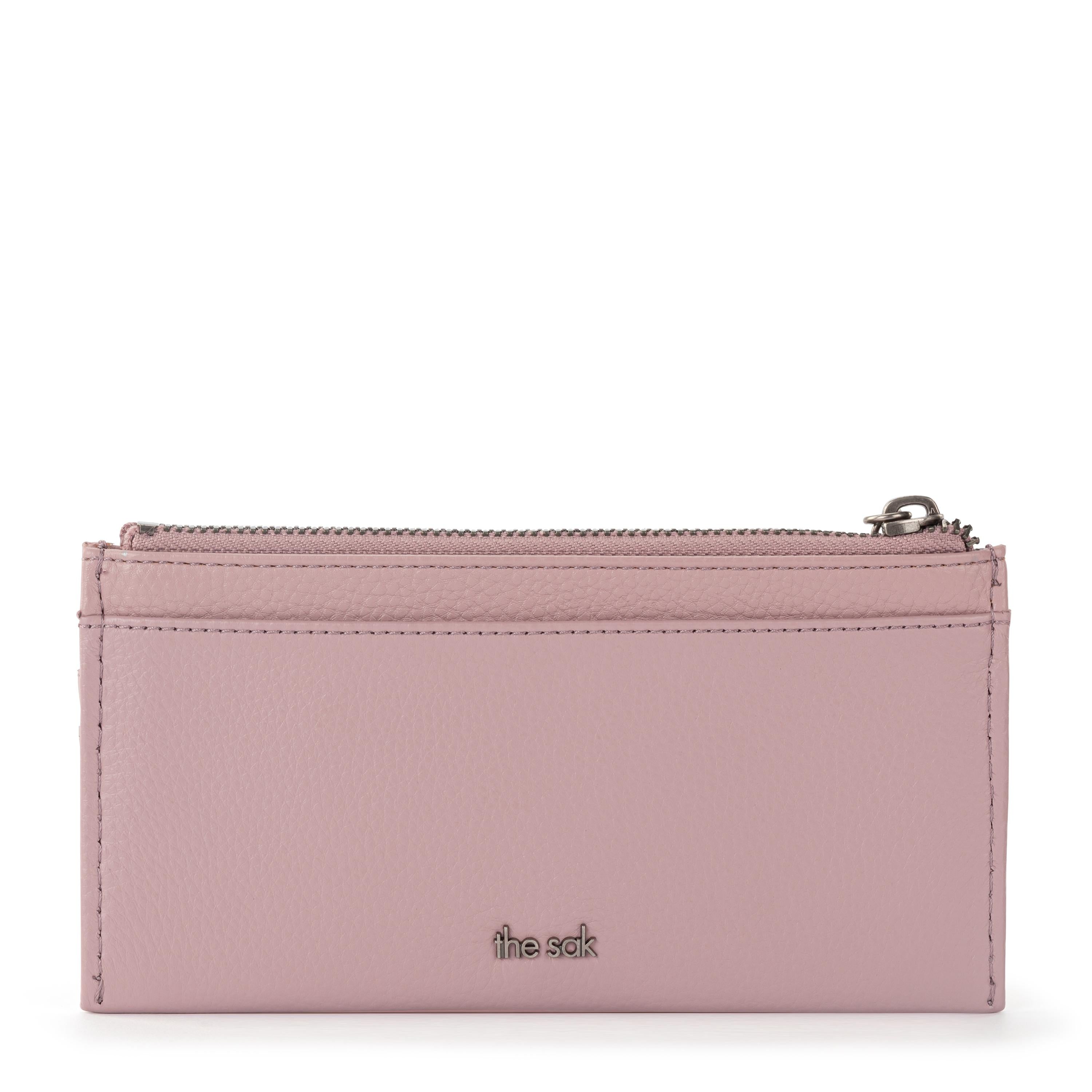 The Sak Neva Large Card Wallet - Leather - Rosewood