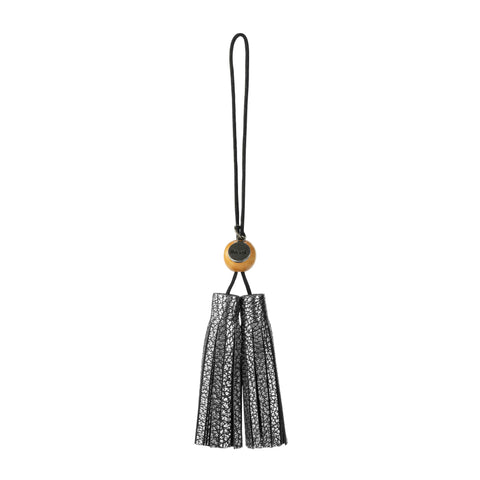 The Sak Dangles - Leather - Dark Silver