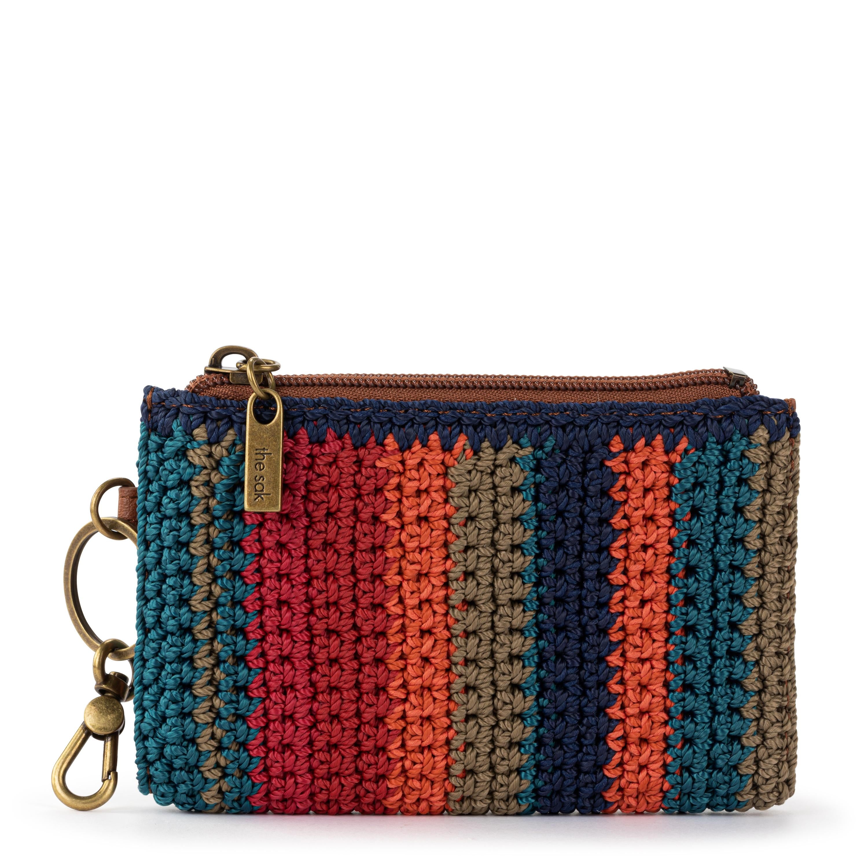 The Sak Encino Essential Wallet - Hand Crochet - Serape Stripe