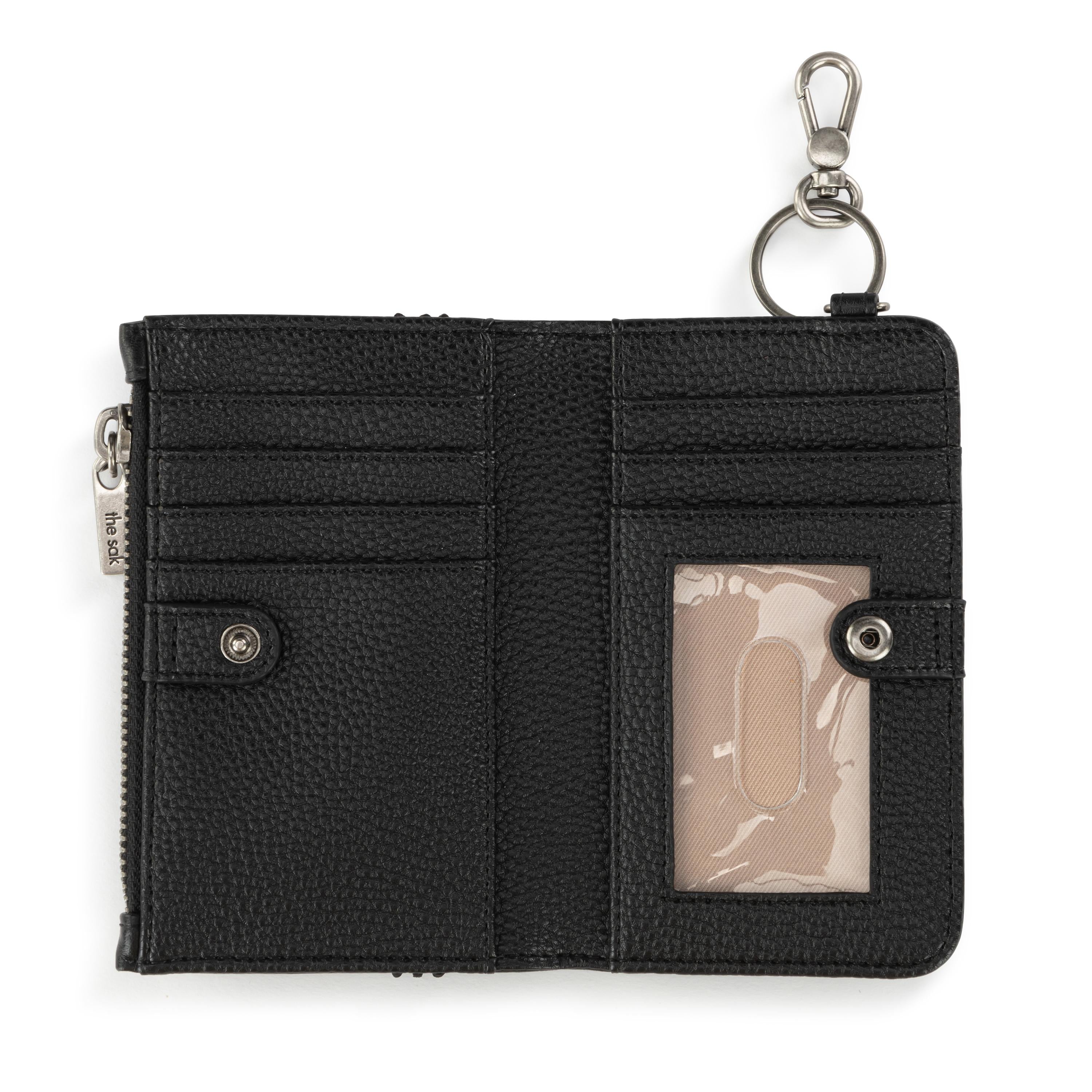 The Sak Encino Essential Wallet - Leather - Black Silver Stud
