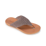 The Sak Shana Sandal - Hand Crochet - Mushroom