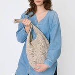 The Sak 120 Hobo - Hand Crochet - Natural Fan