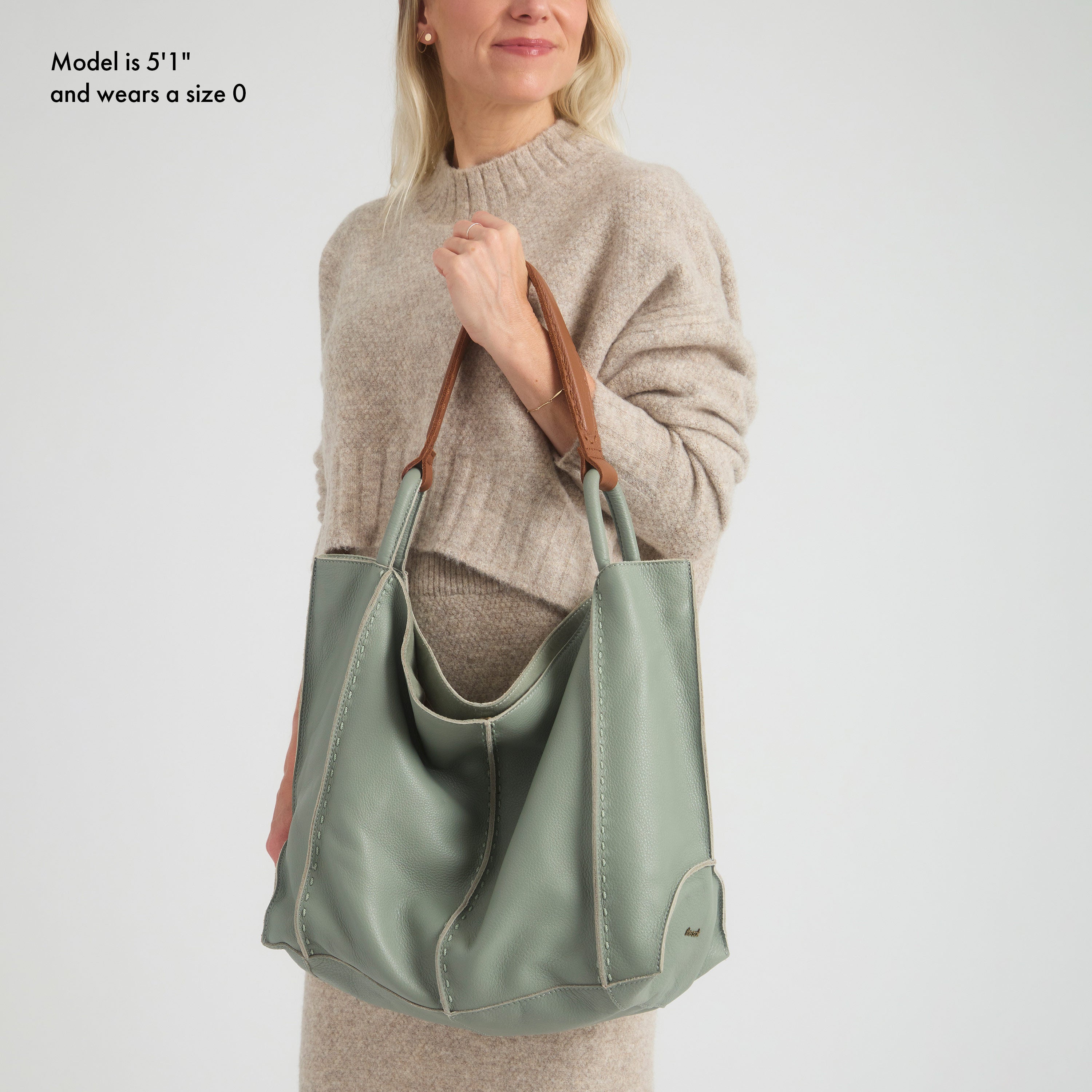 The Sak Los Feliz Large Tote - Leather - Meadow