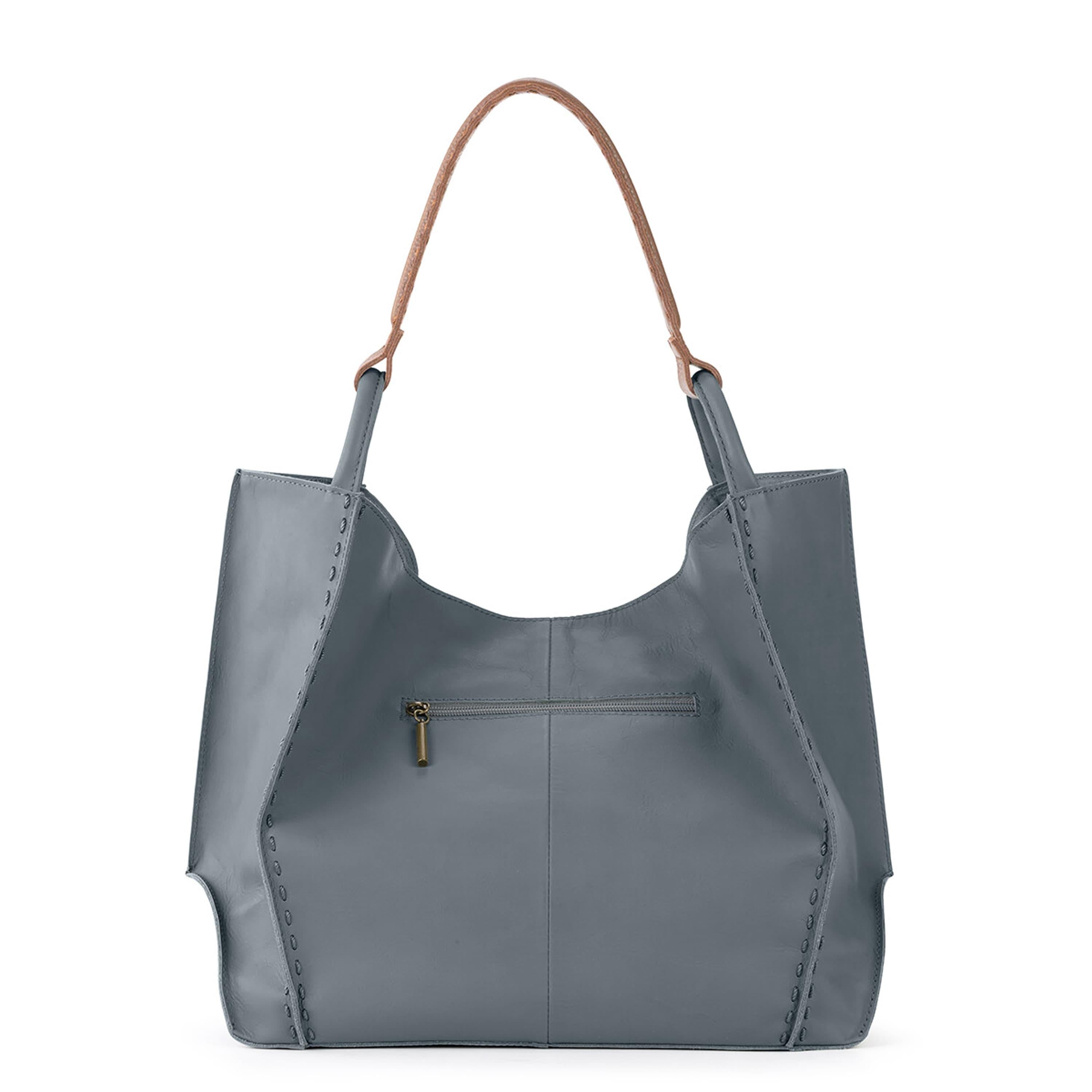 The Sak Los Feliz Large Tote - Leather - Dusty Blue