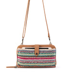 The Sak Iris Smartphone Wallet - Hand Crochet - Eden Stripe