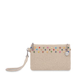 The Sak Melrose Crossbody 3 Piece Set - Hand Crochet - Ecru Multi Beads