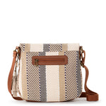 Sakroots Foldover Crossbody - Straw - Tobacco Batik World Woven