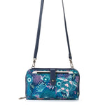The Sak Iris Large Smartphone Crossbody - |Eco Twill - Royal Blue Seascape|