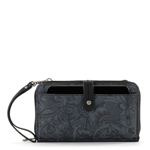 Sakroots Smartphone Wallet - EcoTwill - Black Spirit Desert