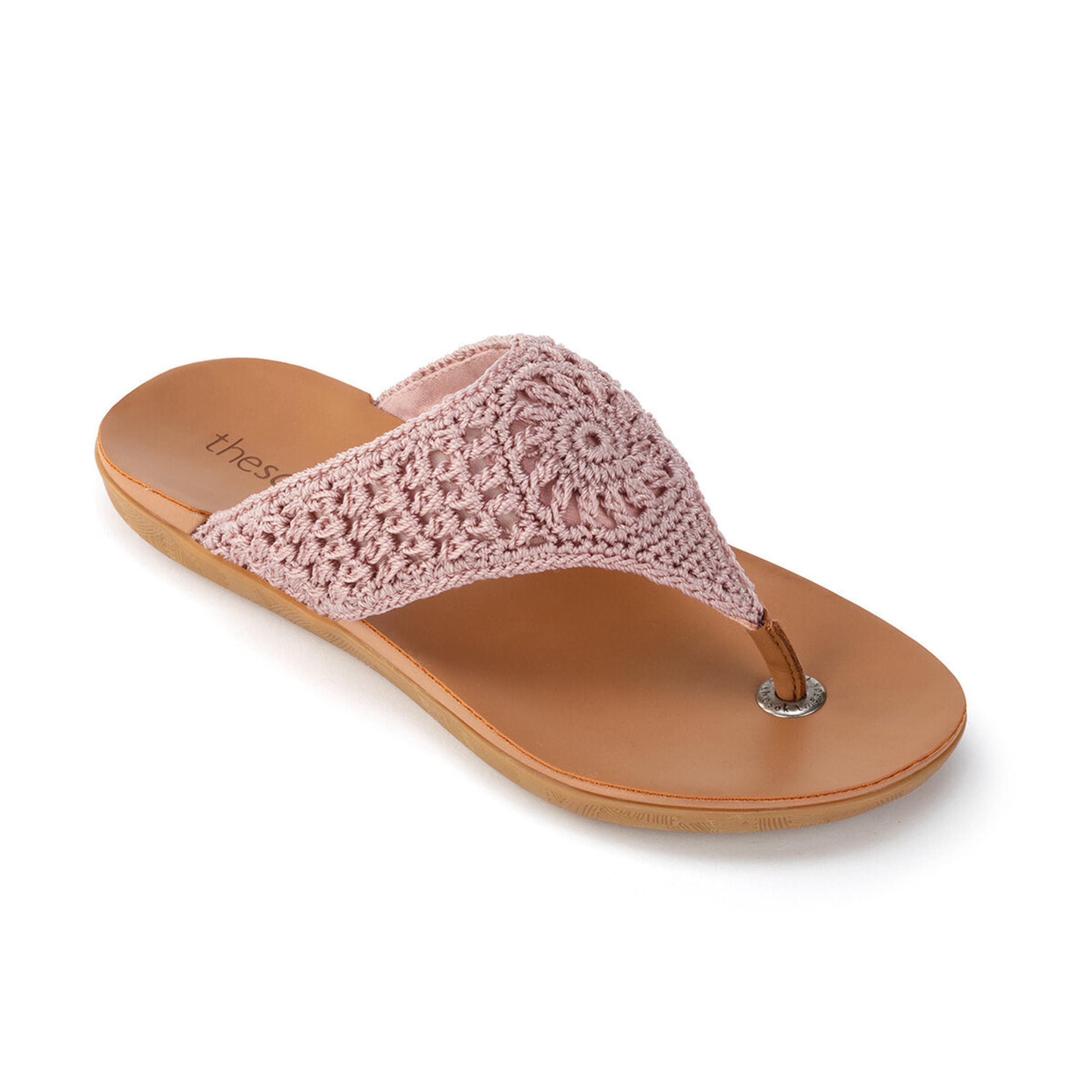 The Sak Shana Sandal - Hand Crochet - Seashell Medallion