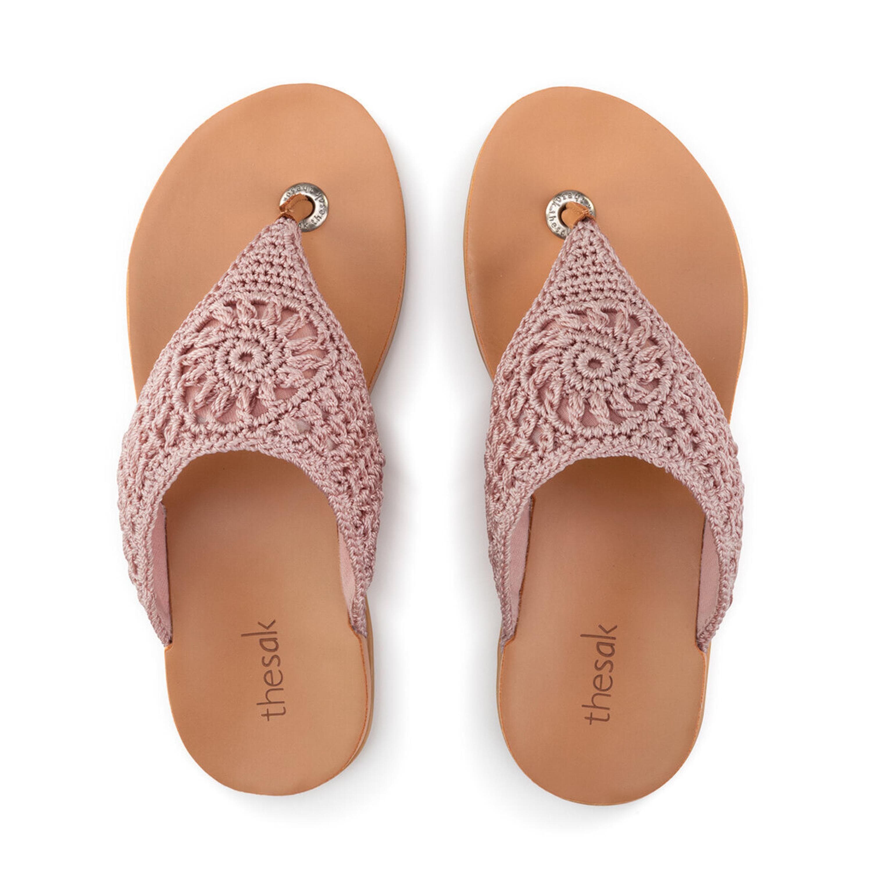 The Sak Shana Sandal - Hand Crochet - Seashell Medallion
