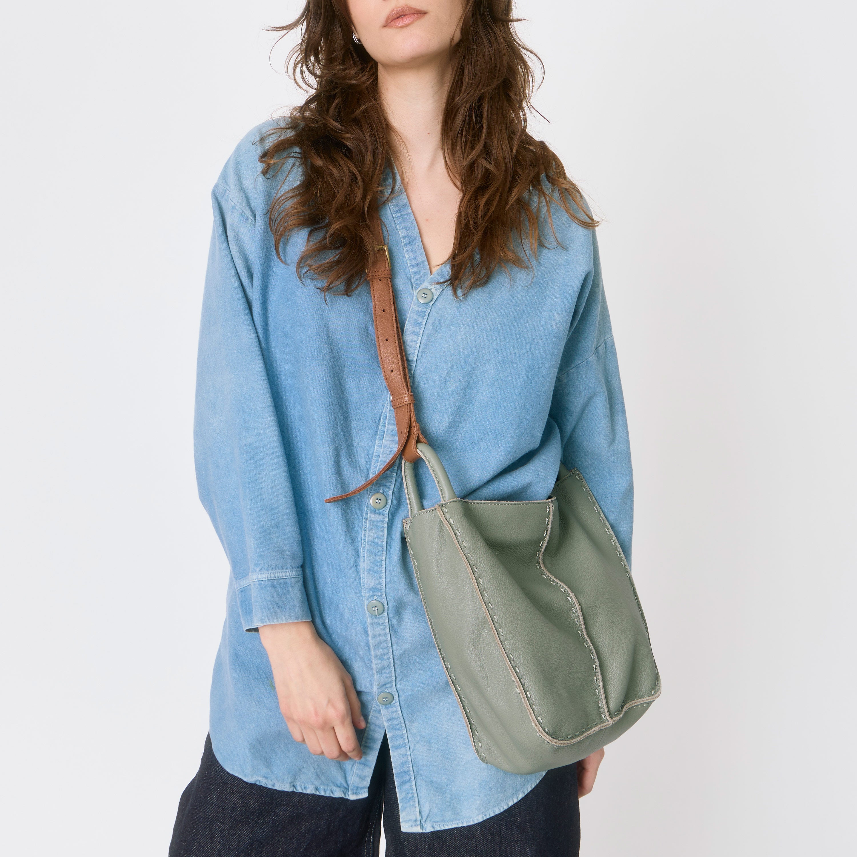 The Sak Los Feliz Crossbody - Leather - Meadow