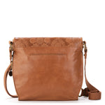 The Sak Silverlake Flap Crossbody - Leather - Tobacco Floral Embossed