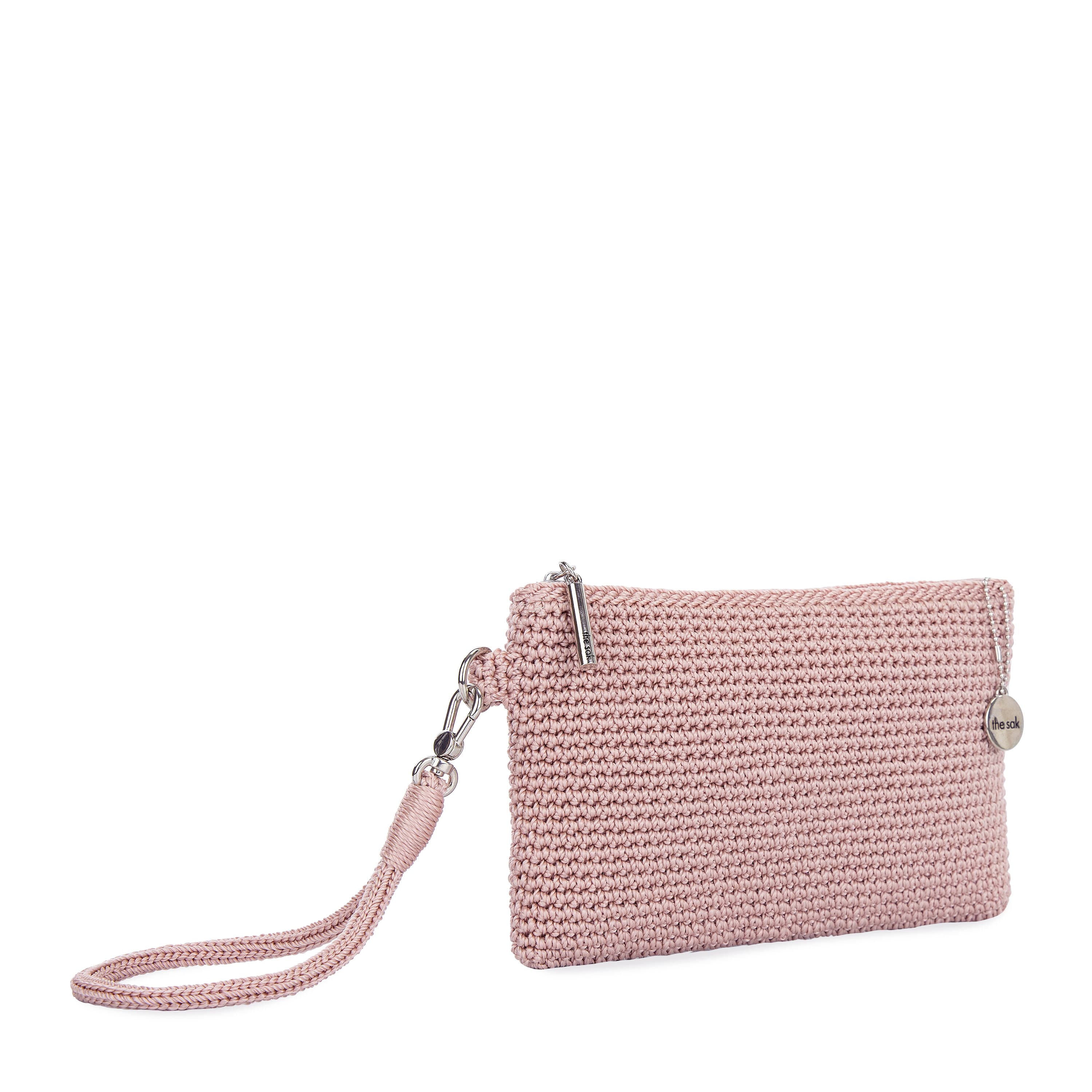 The Sak Vita Wristlet - Hand Crochet - Seashell