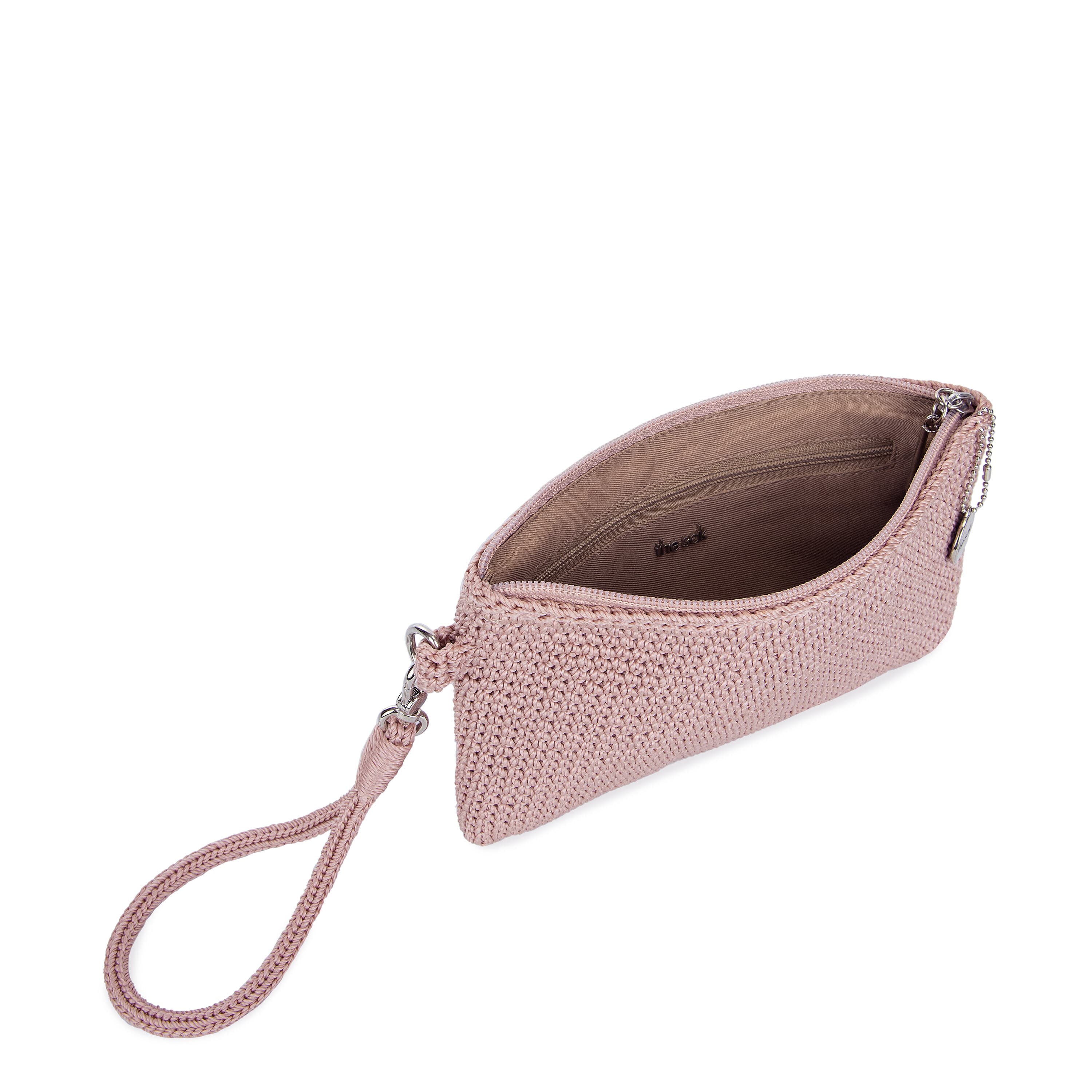The Sak Vita Wristlet - Hand Crochet - Seashell