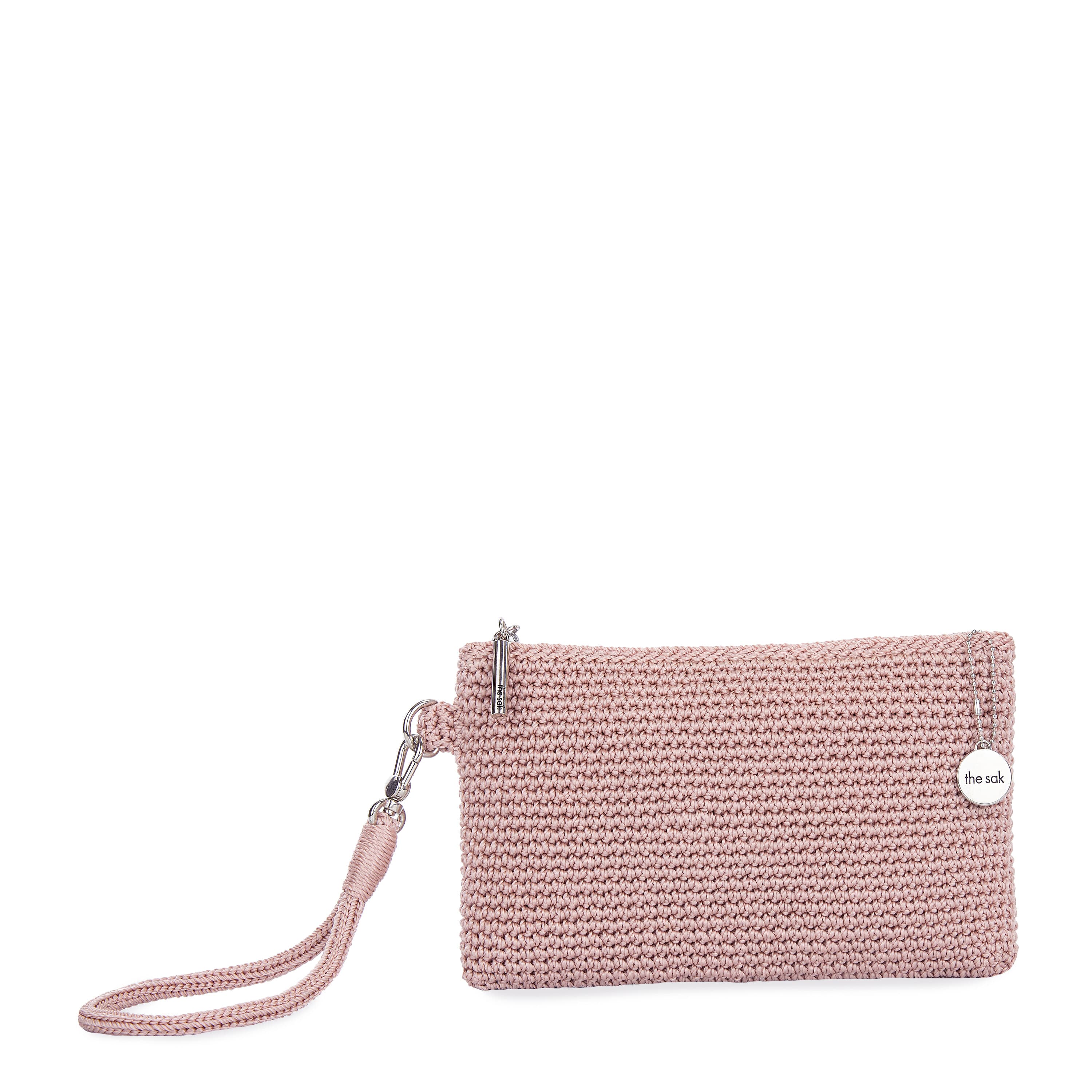 The Sak Vita Wristlet - Hand Crochet - Seashell