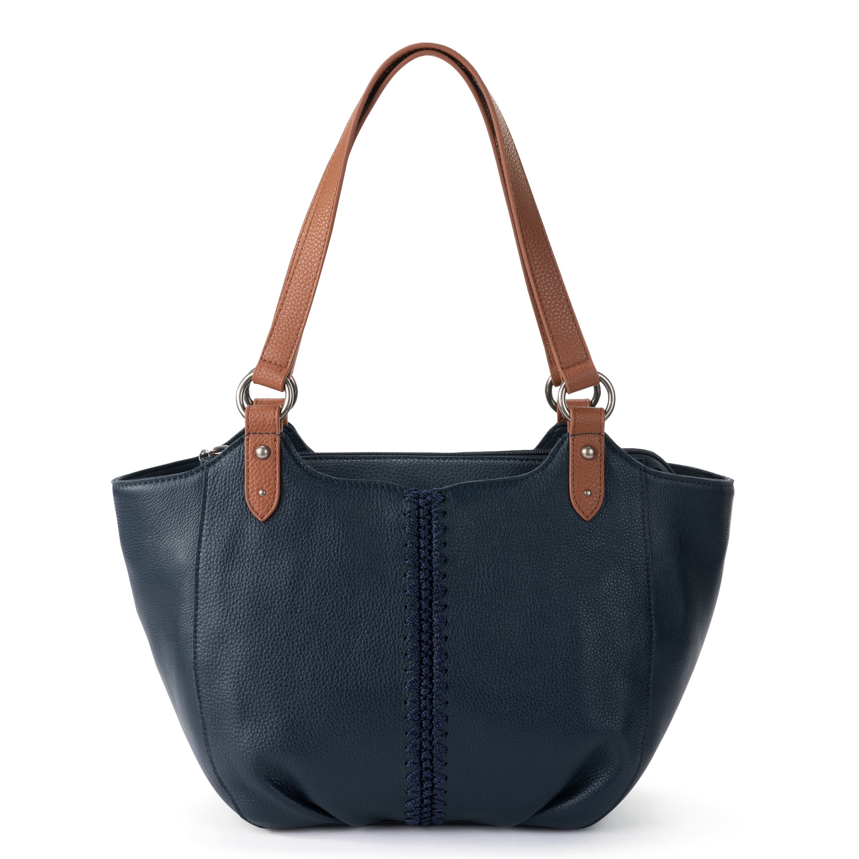 The Sak Bolinas Satchel - Leather - Indigo
