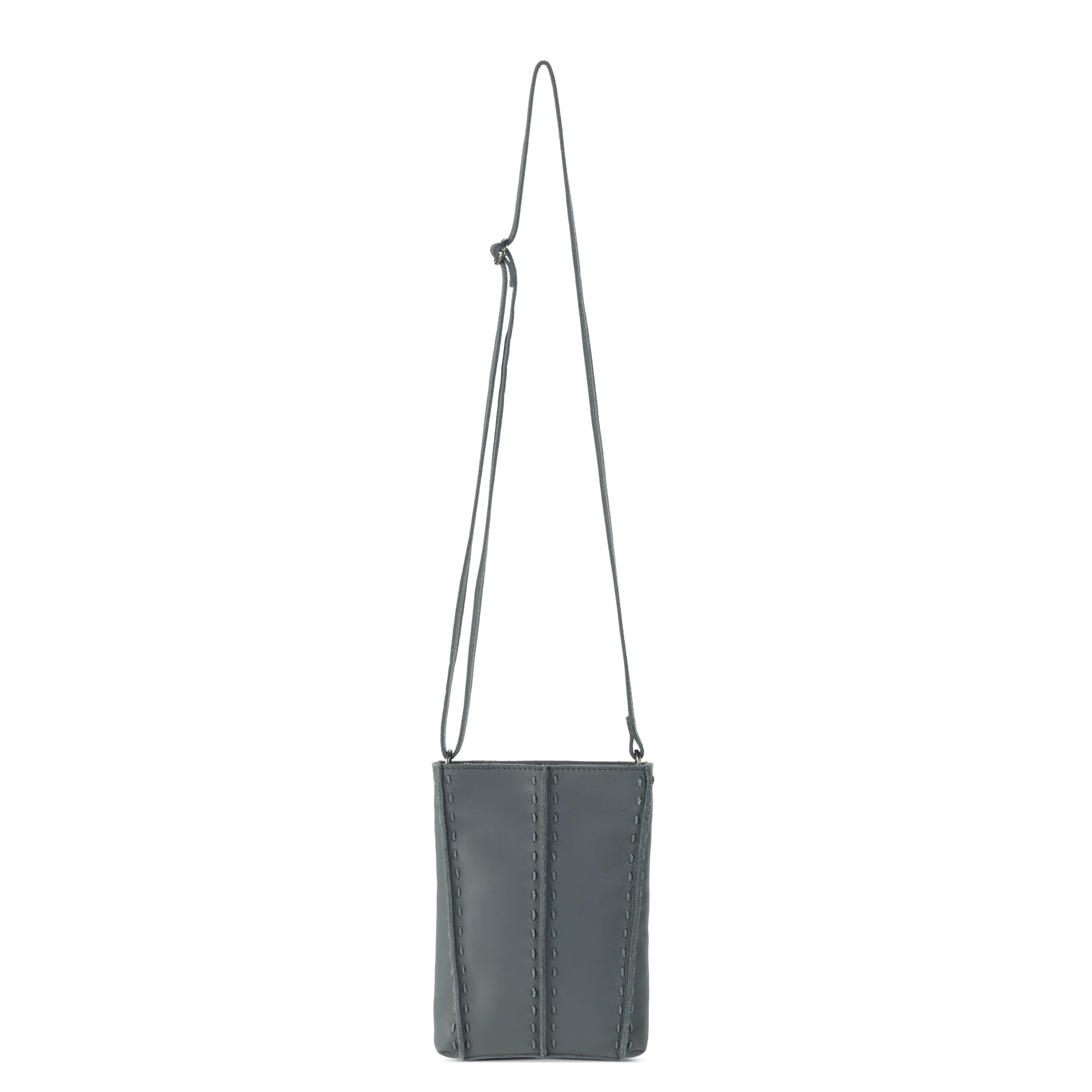 The Sak Los Feliz Mini Crossbody - Leather - Dusty Blue