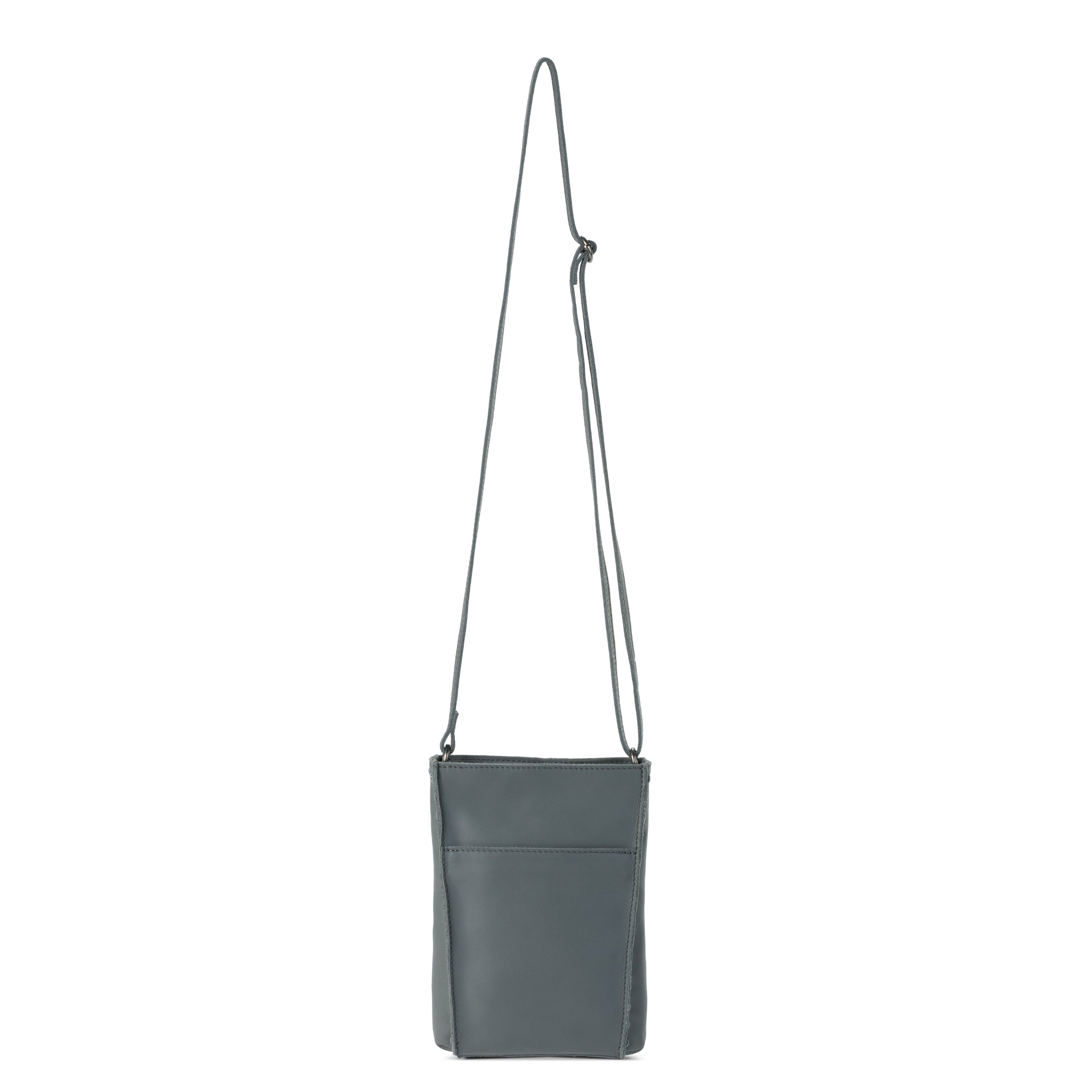 The Sak Los Feliz Mini Crossbody - Leather - Dusty Blue