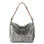 The Sak Los Feliz Hobo - Leather - Dark Silver